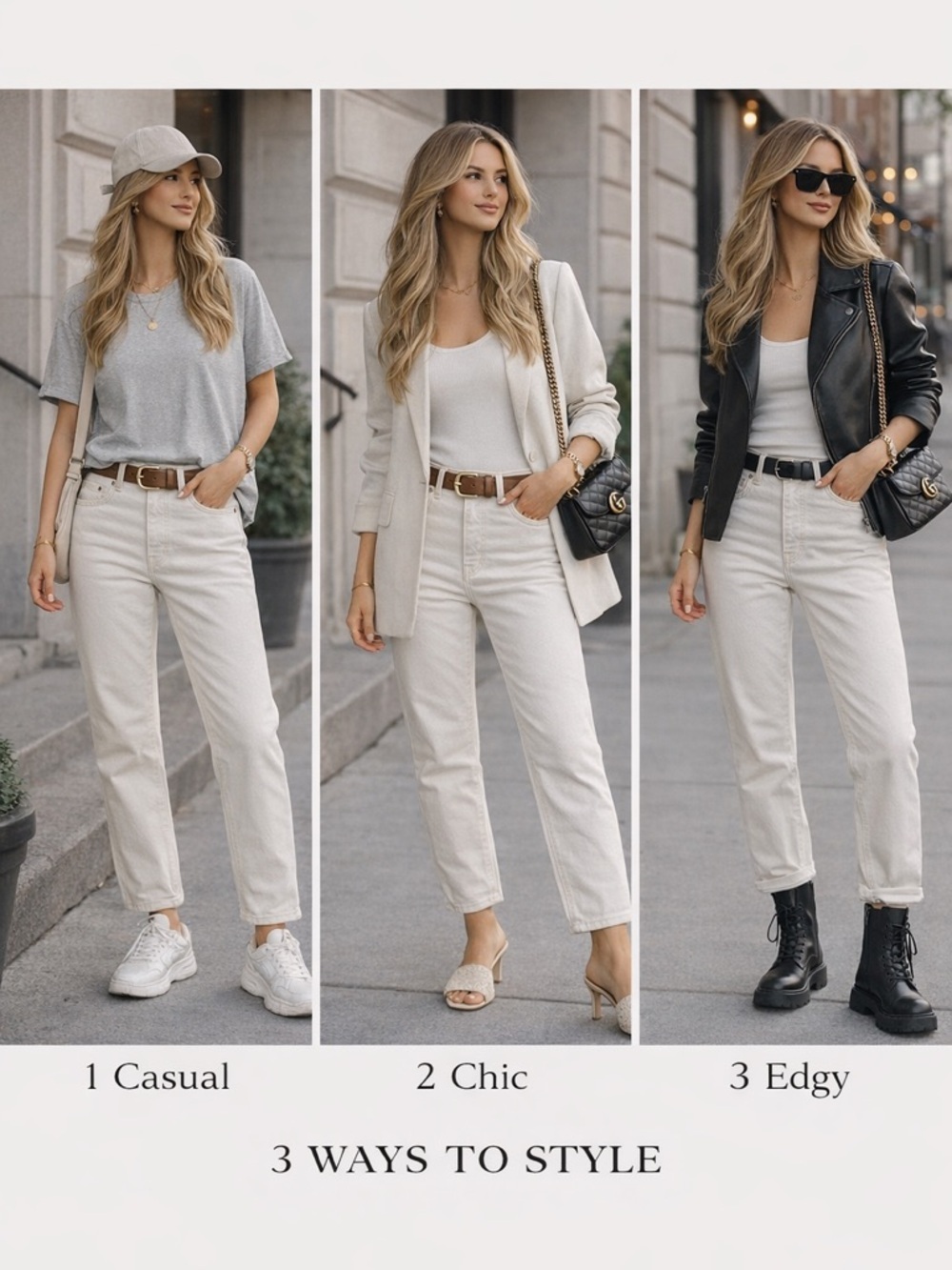 Levi's Cream Wedgie Straight Jeans